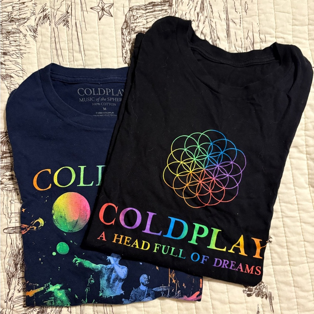 RARE! Vintage genuine COLDPLAY concert shirt!